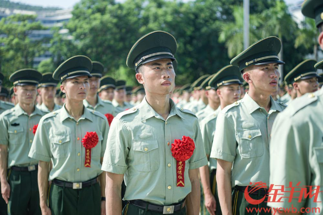 羊城晚报：难说再见！武警广东总队机动支队举行退役士兵向军旗告别仪式 广东省退役军人事务厅 3240